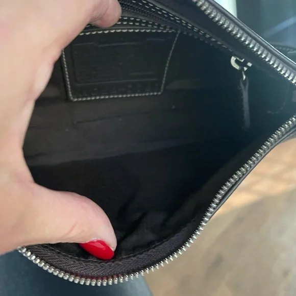 Coach Vintage leather Hampton 7785.  Dark brown - Picture 5 of 8